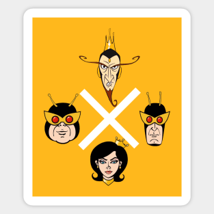 The Venture Bros. - The Mighty Monarch's Menagerie - Dark Sticker